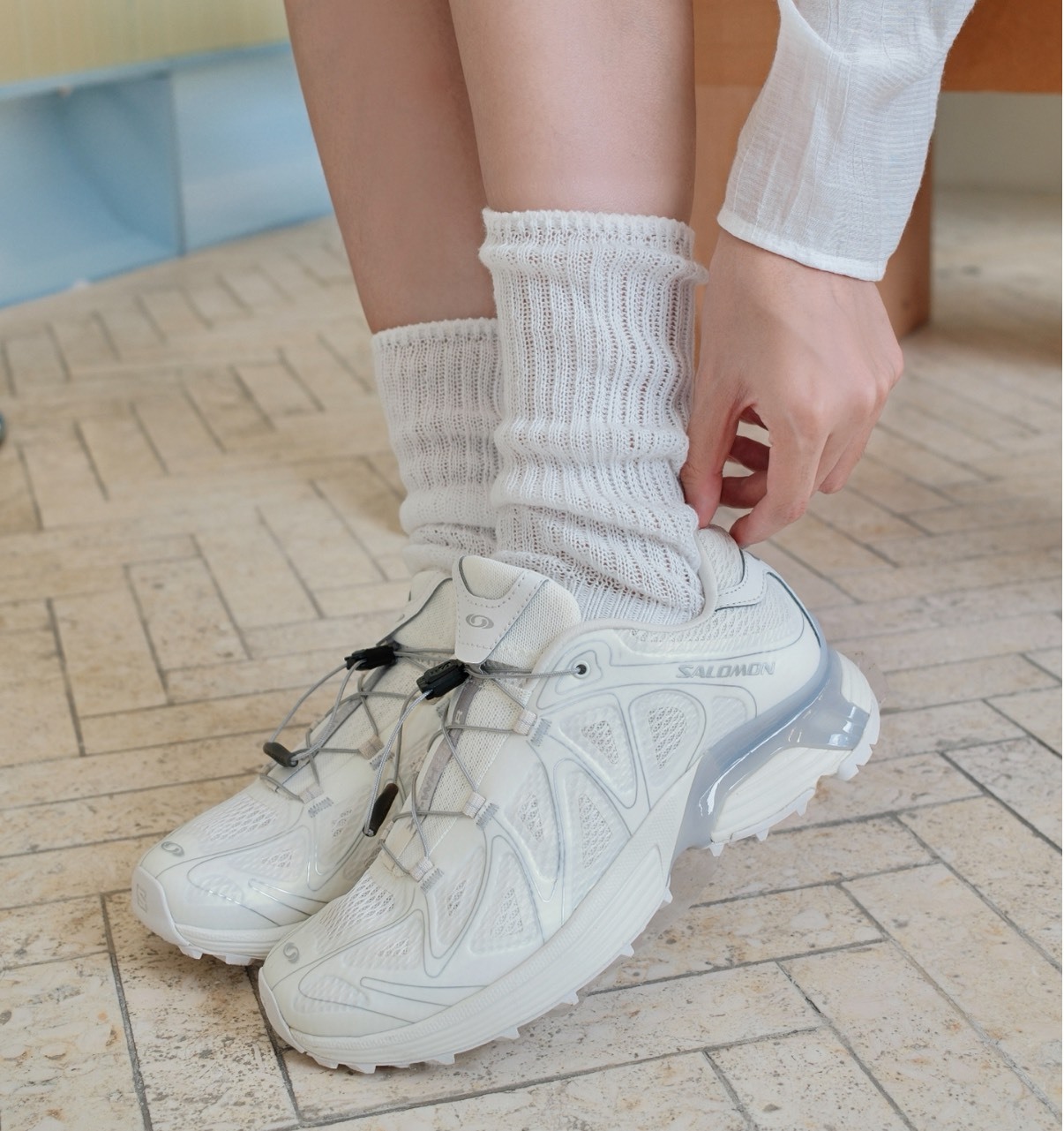 SALOMON 萨洛蒙 XT-WHISPER VOID 人魚姬配色 反光慢跑鞋 男女款 鎏光系列 減震耐磨機能跑鞋 Aug25