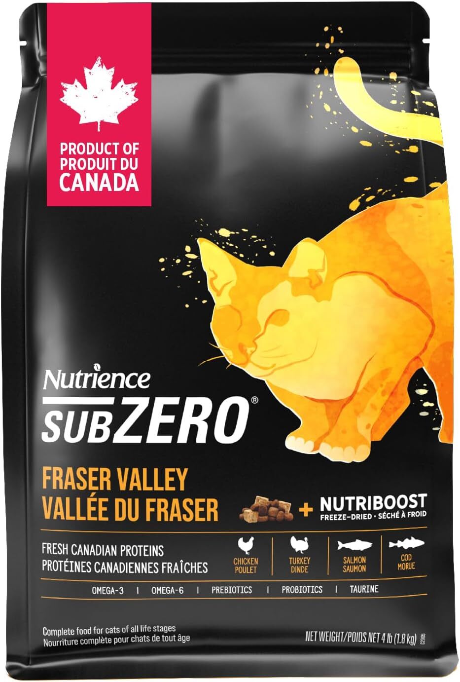 Nutrience Grain Free Black Diamond for Cats - Fraser Valley．1.8kg/4.5kg