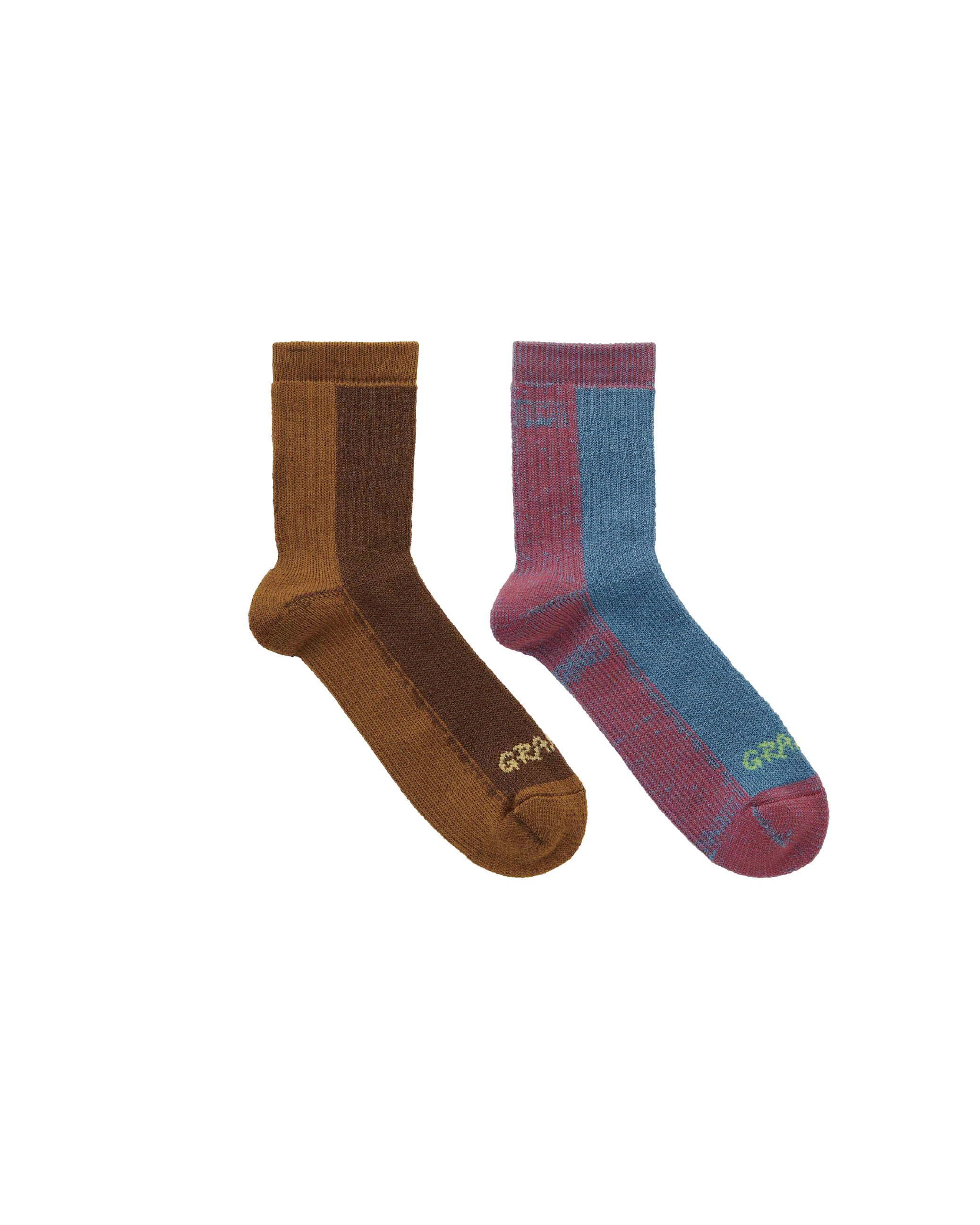 2-TONE MERIN0 WOOL SOCKS