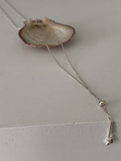 必買 純銀自訂Y字流蘇長鍊(魚婕自留)