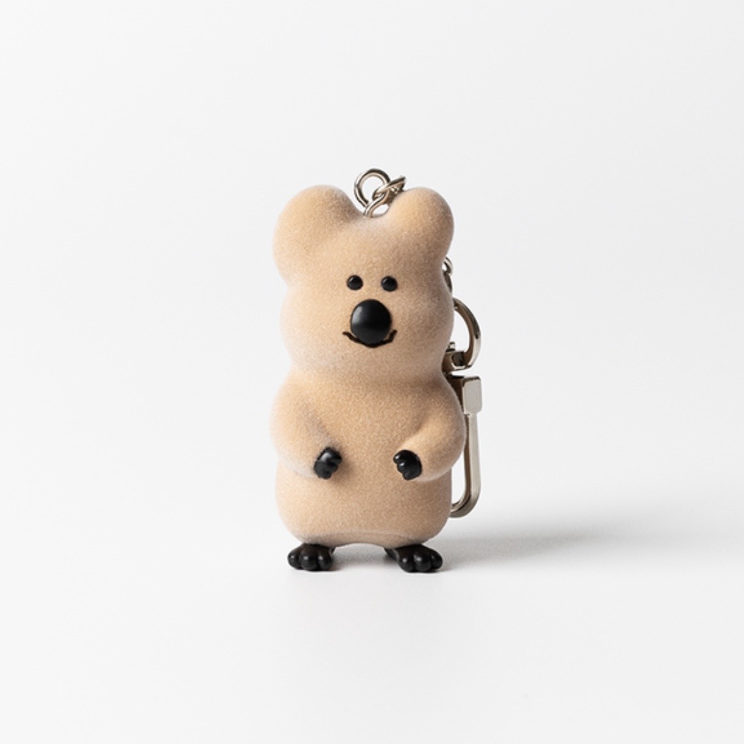 韓國 Dinotaeng QUOKKA BOBO 植絨吊飾鑰匙圈