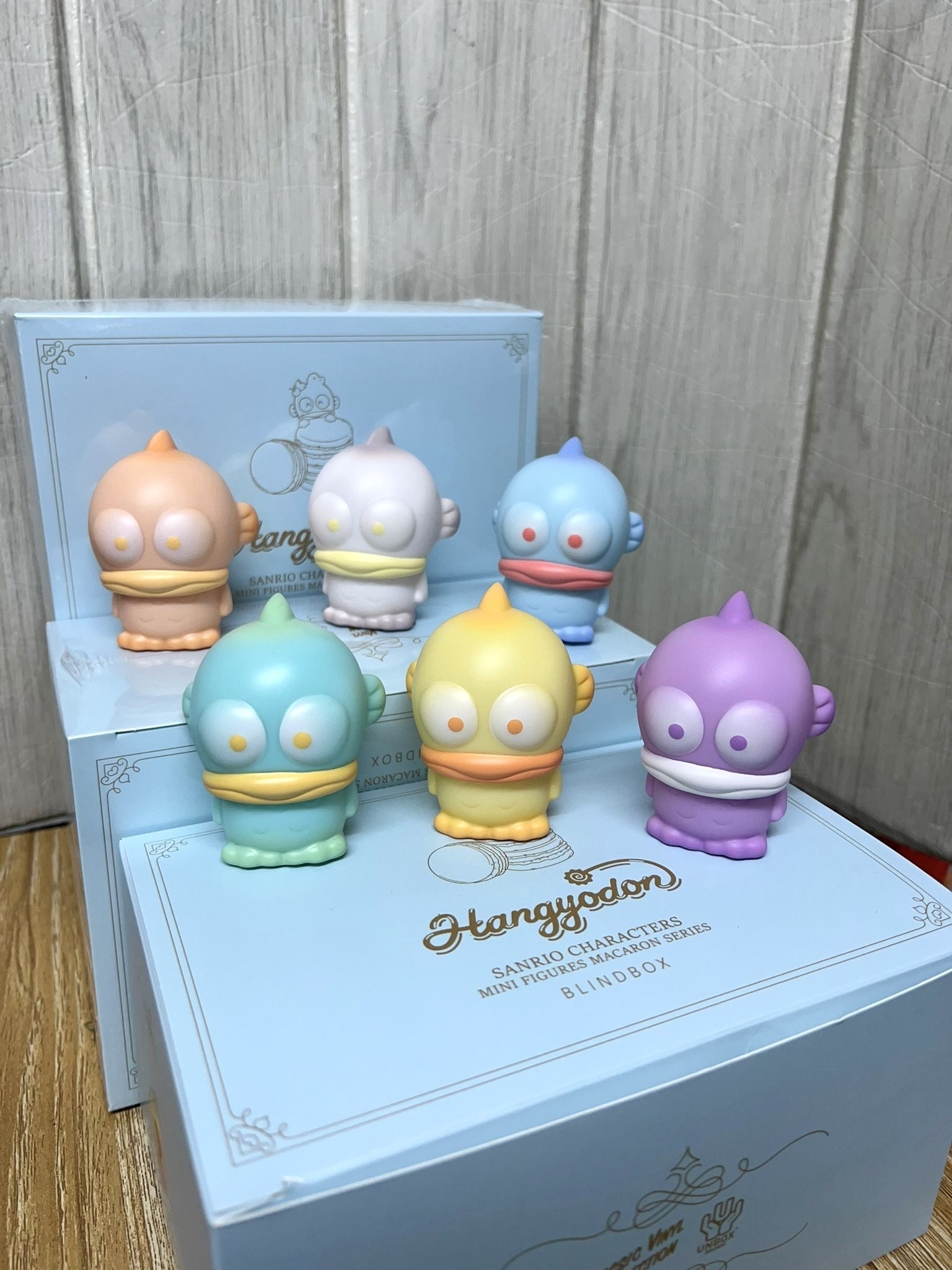 🩵Unbox 7cm Hangyodon Macaroons 盲盒🩵 （1Set 6隻）