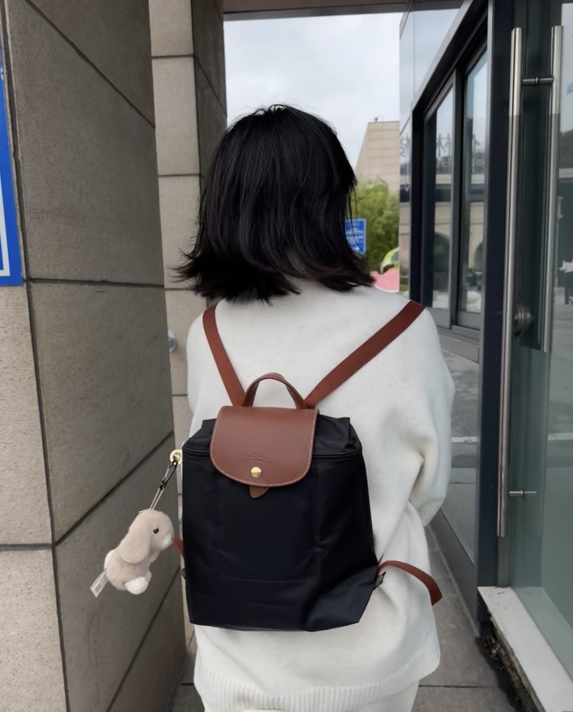 LONGCHAMP Le Pliage 26 背囊 黑色