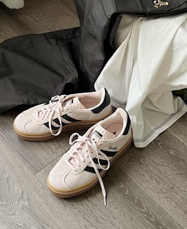 ADIDAS GAZELLE BOLD 厚底 增高 粉棕 橘粉 焦糖底 女鞋 IE0429