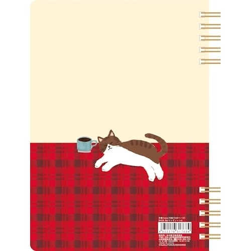 古川紙工｜Kalita 咖啡貓貓 B6線圈筆記本 (兩款可選)