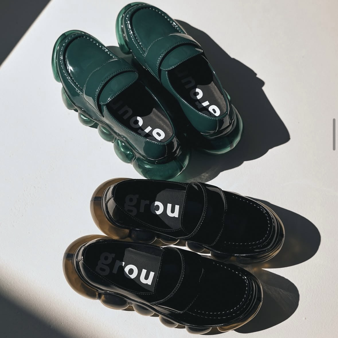 grounds JEWELRY LOAFER DARK GREEN