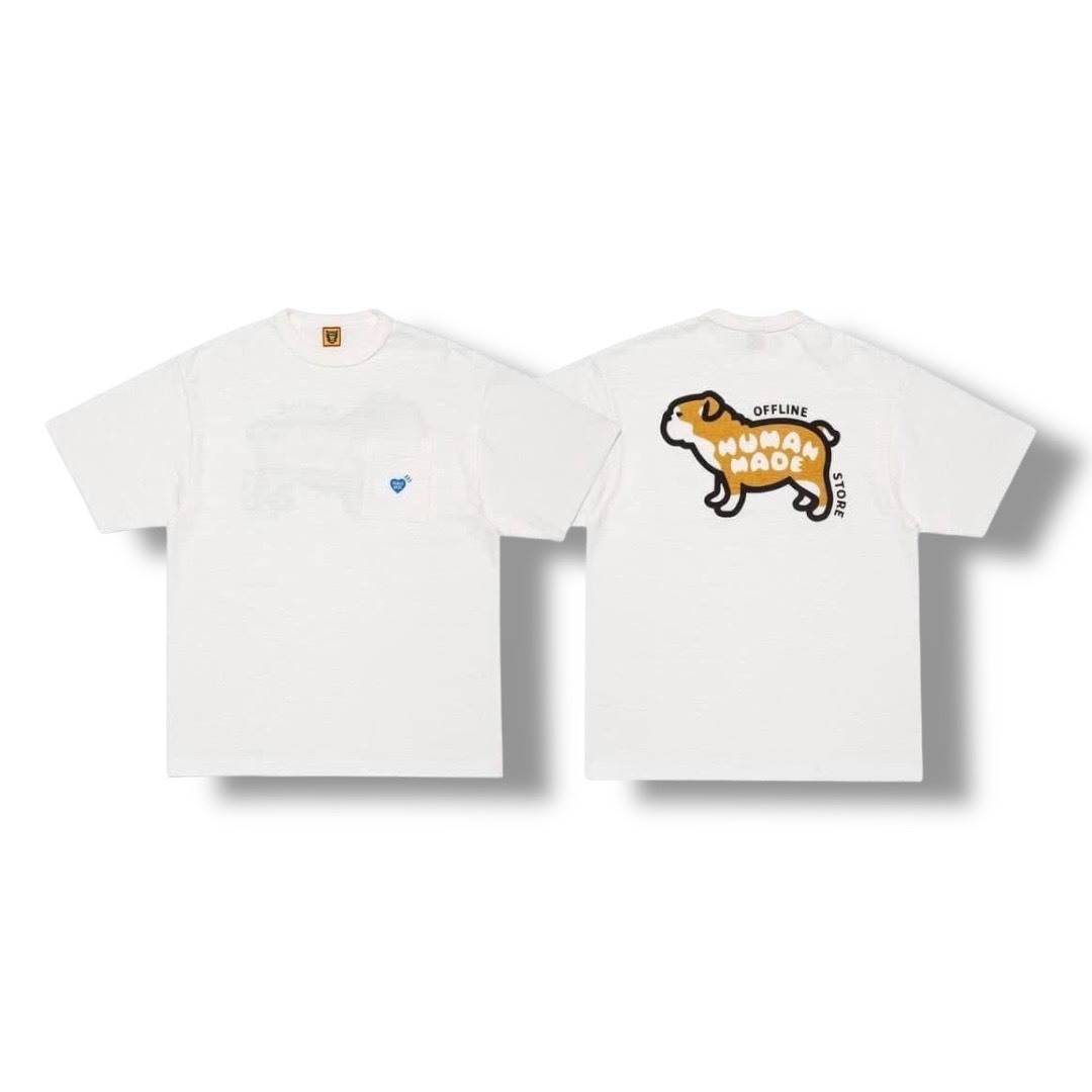 HUMAN MADE 地區店鋪限定動物短袖 - 鬥牛犬