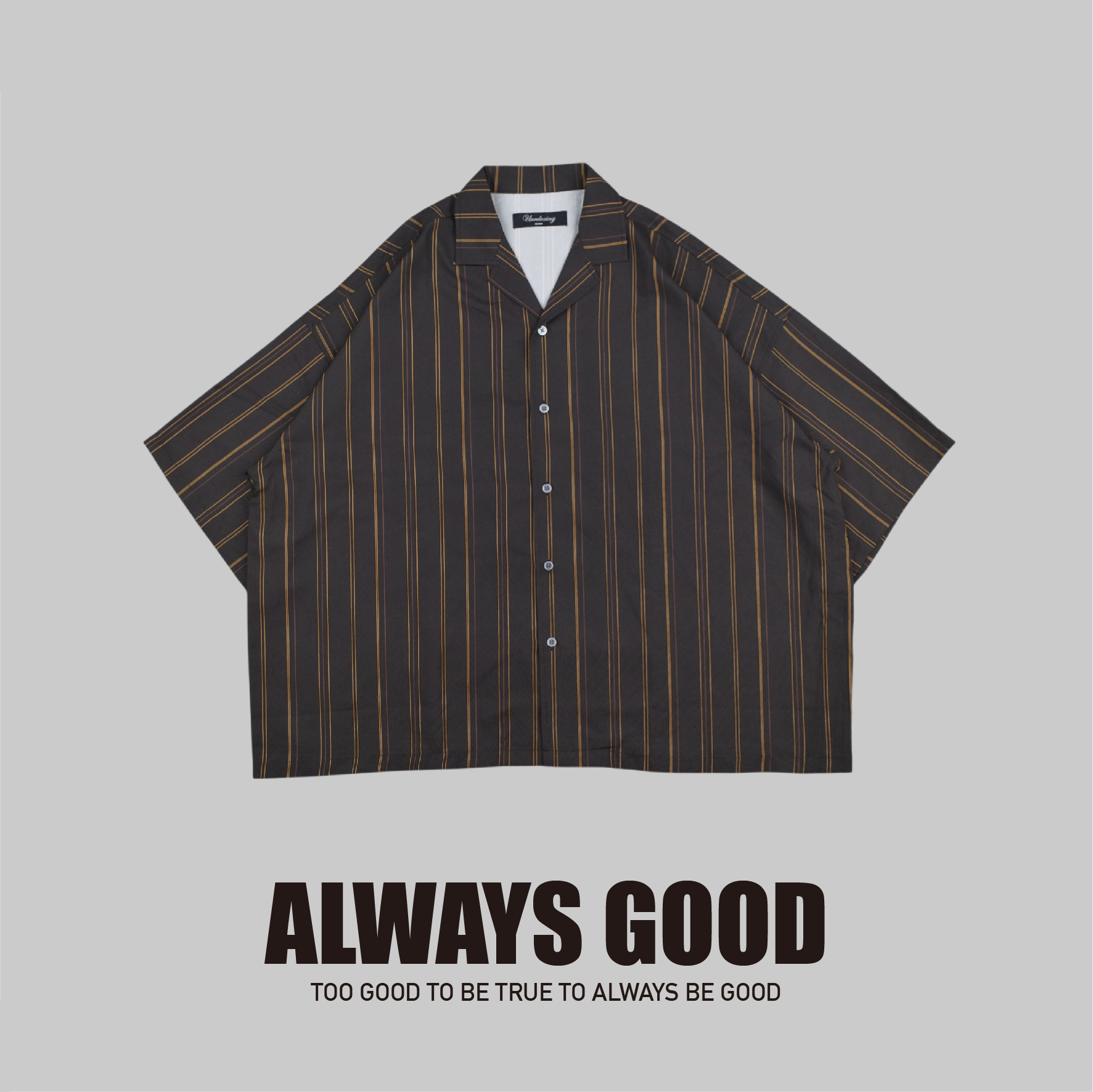 『Always_Good』輕薄 寬鬆 闊版 短袖襯衫