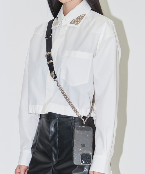 TOGA TOO NYLON PHONE STRAP 皮革手機背帶日本製