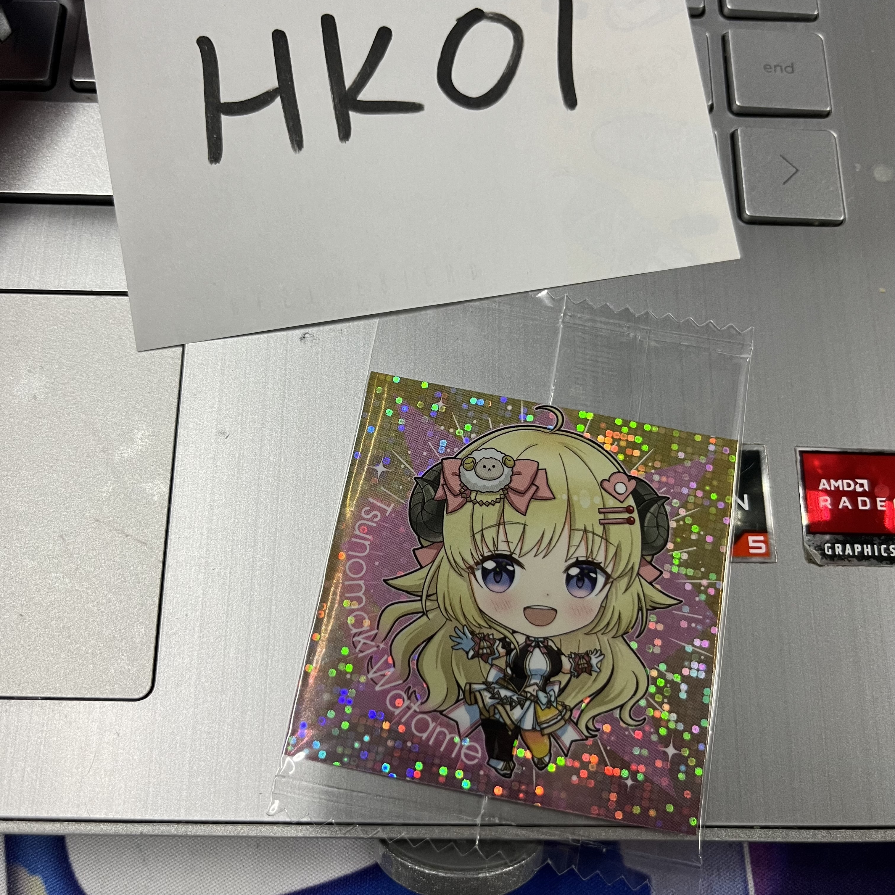 Hololive watame 貼紙 #HK01