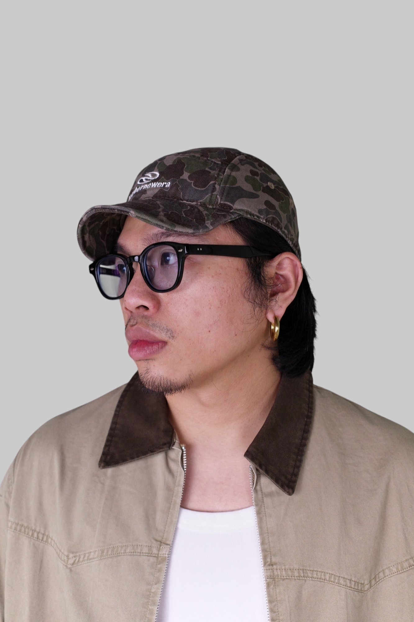 『Always_Good』迷彩 五分割帽