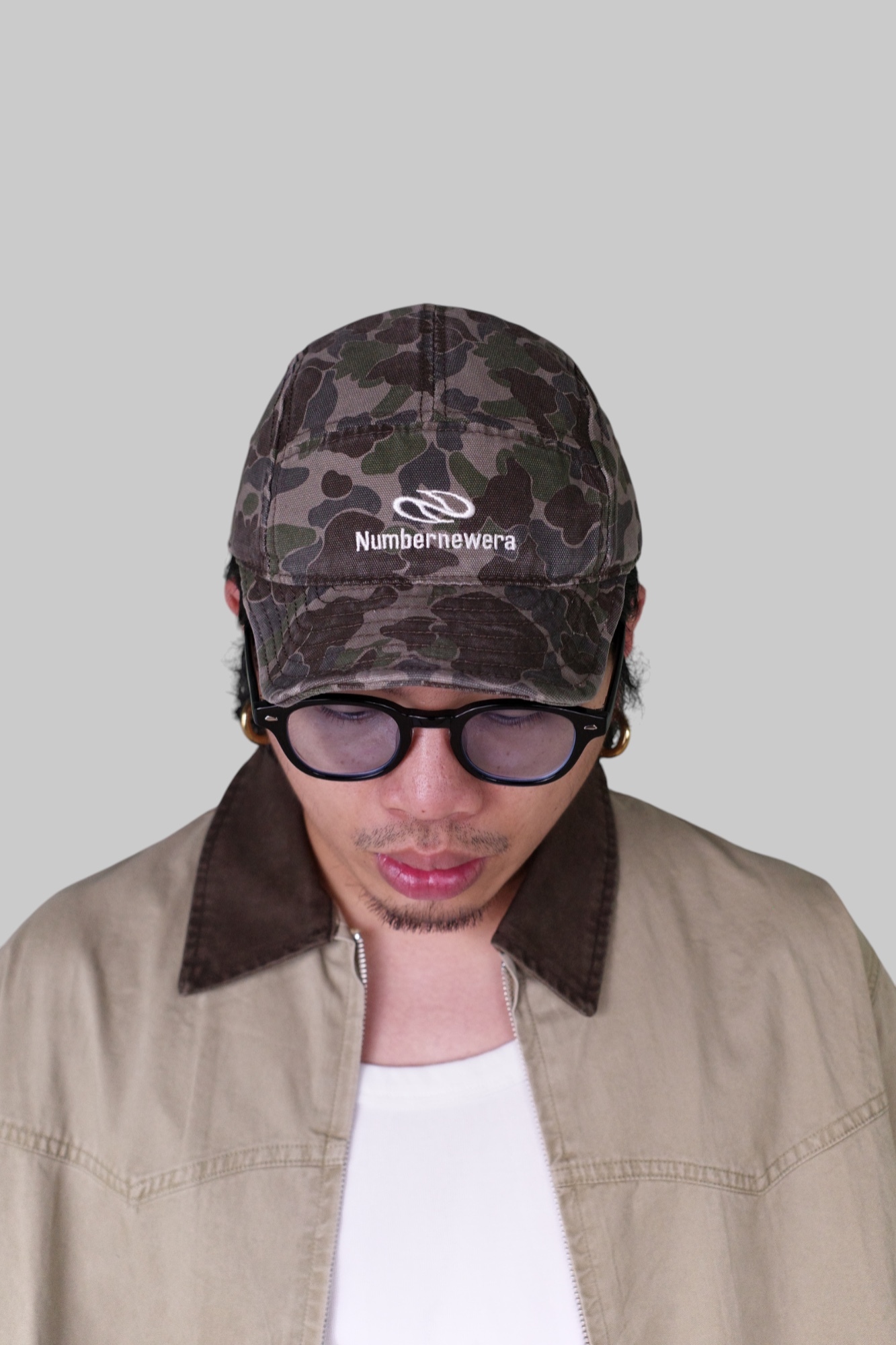 『Always_Good』迷彩 五分割帽