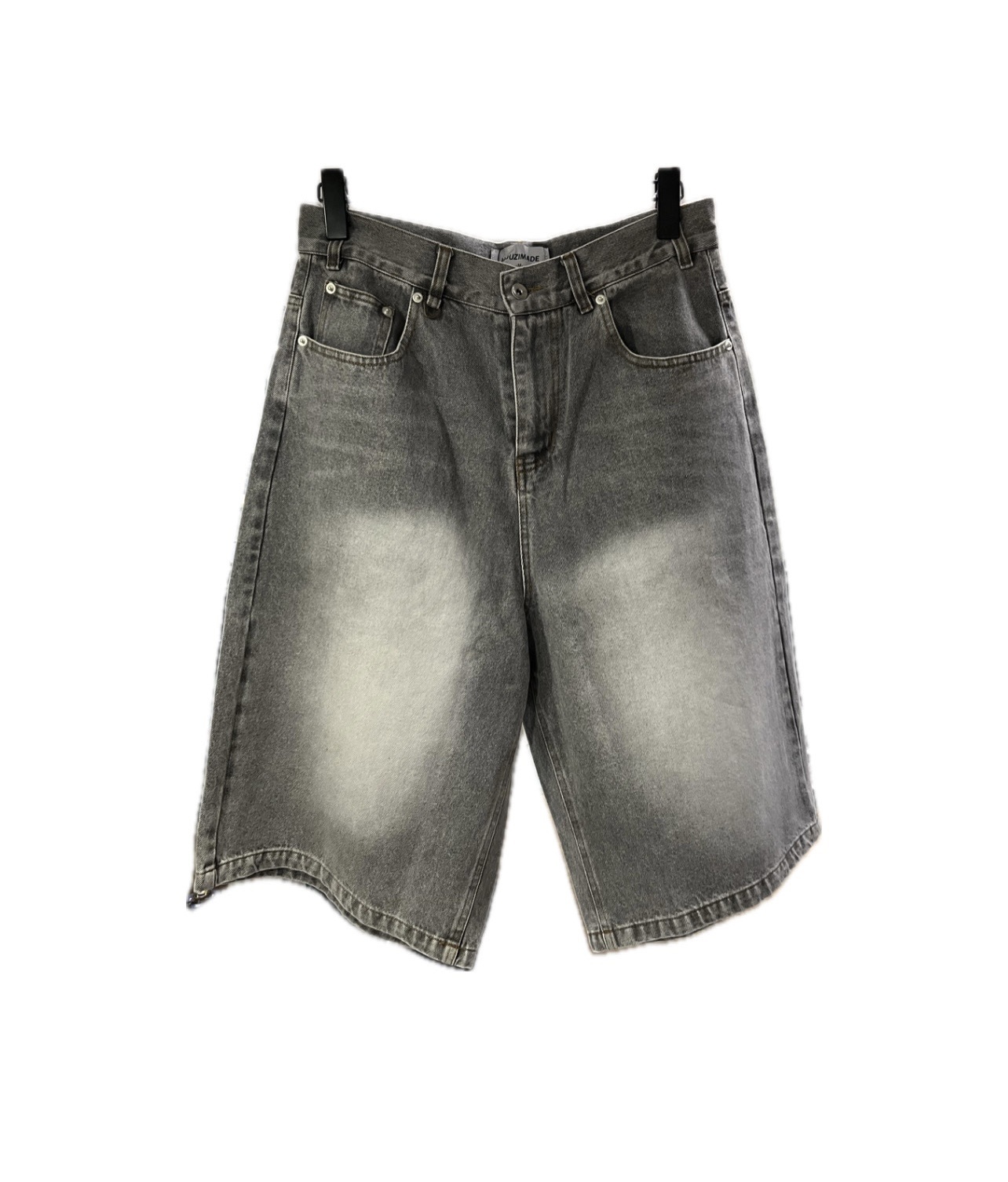 水洗七分牛仔褲