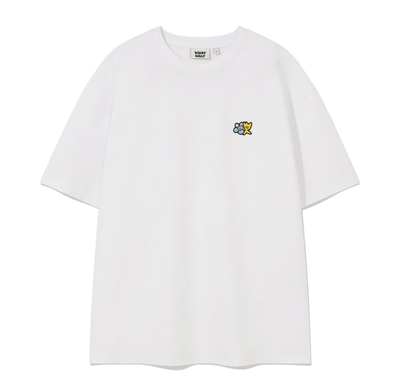 【現貨】Wacky willy 刺繡 火柴花朵 短tee WA2502ST43