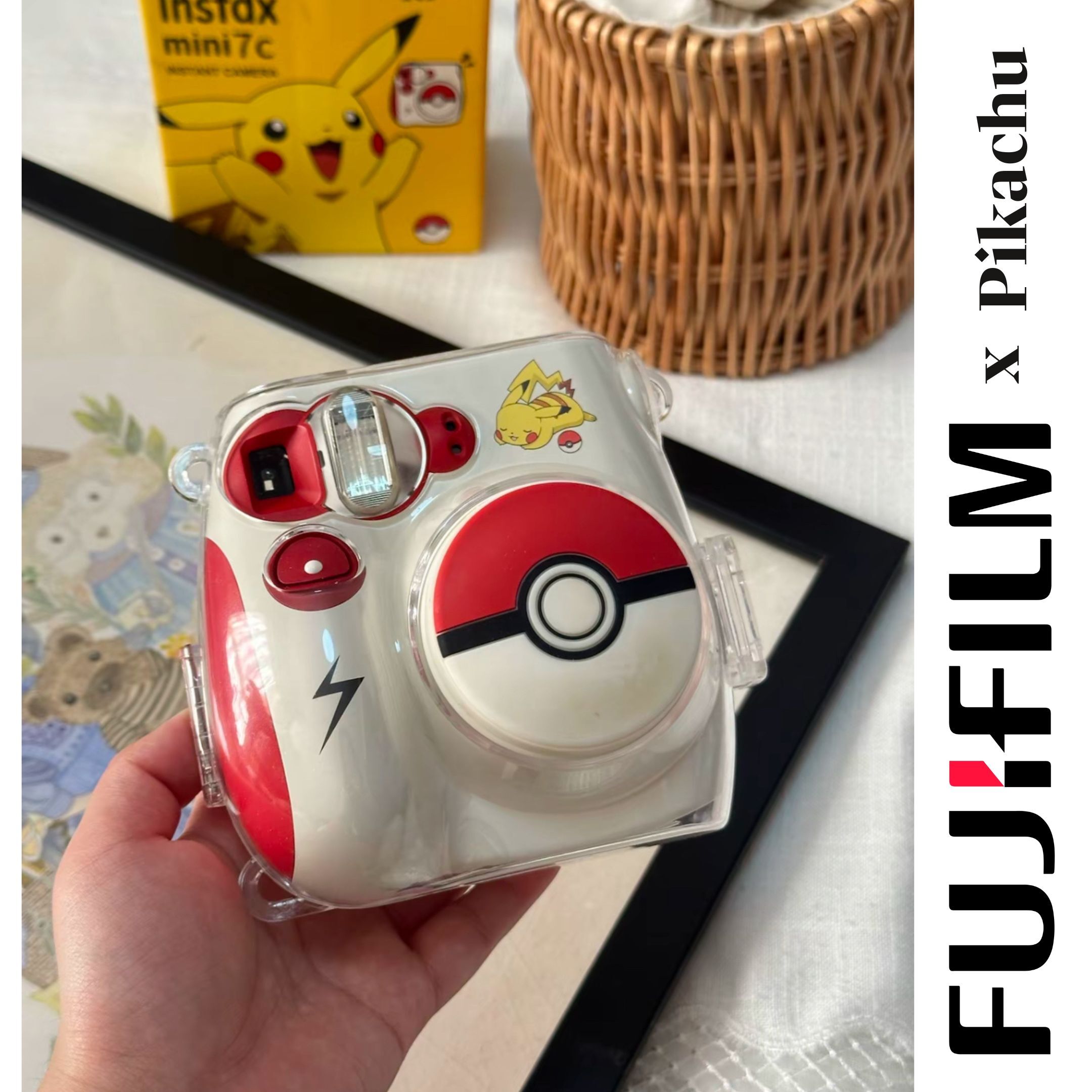 NICEDAY 代購 FujiFilm 富士 x 寶可夢 皮卡丘 神奇寶貝 聯名 拍立得 相機 MINI7