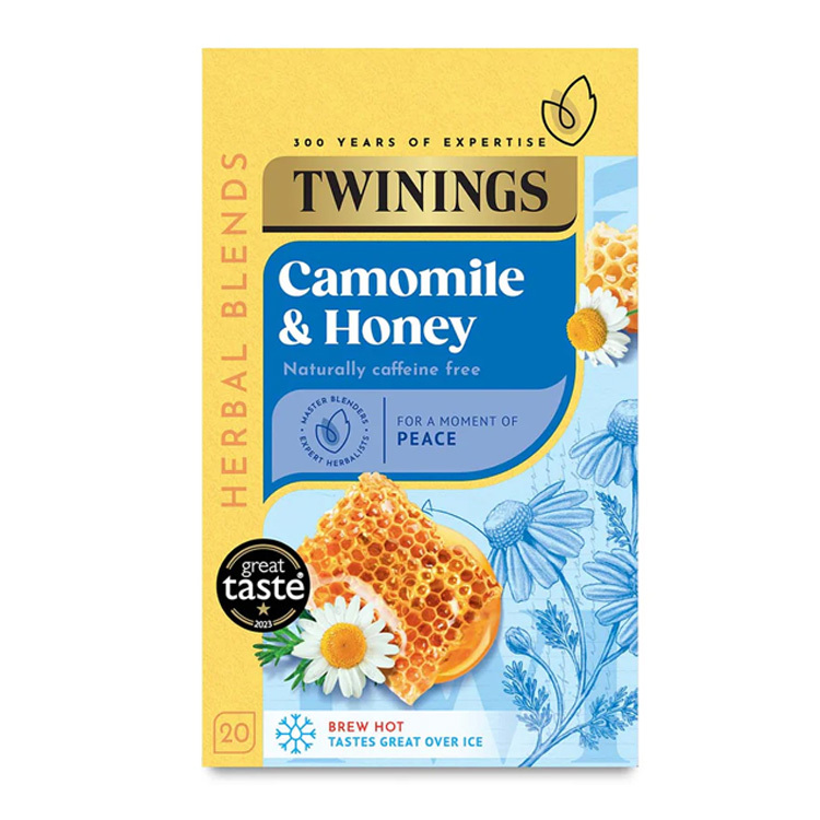 Twinings 洋甘菊, 蜜糖,  雲尼拿香草茶包 (20茶包)