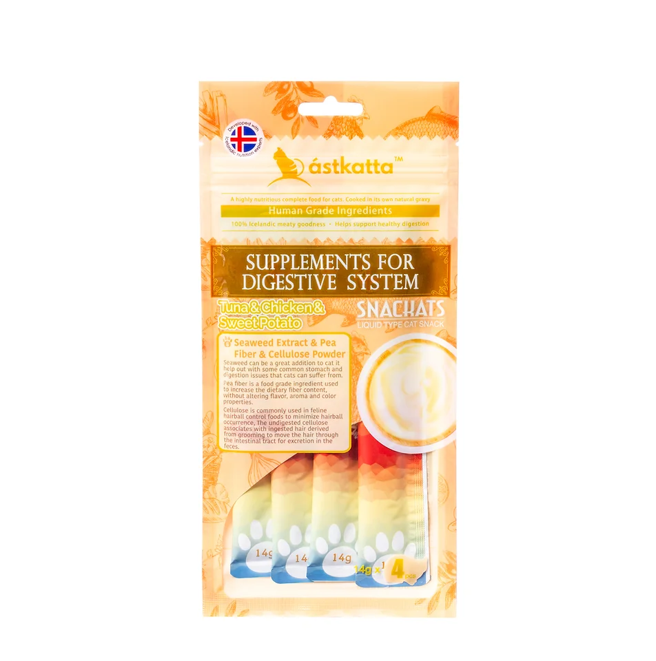 貓肉泥-吞拿魚雞肉甜薯營養肉泥 (腸道護理配方) (14gx4包)