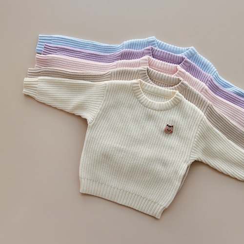 25F/W DTD棉花糖針織上衣(2025捲毛人物版本)