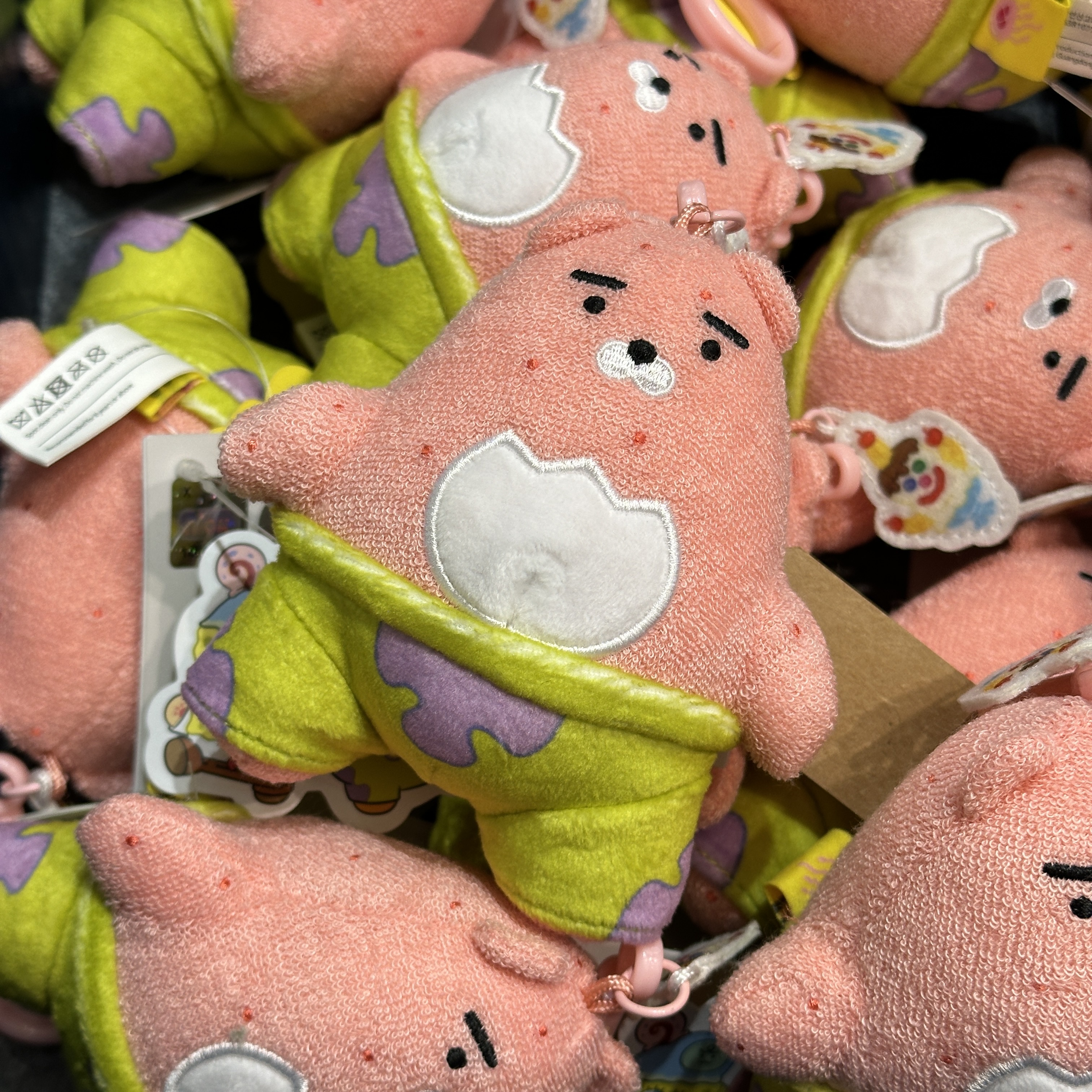 【現貨】海綿寶寶 X kakao friend 派大星萊恩款 吊飾 鑰匙圈