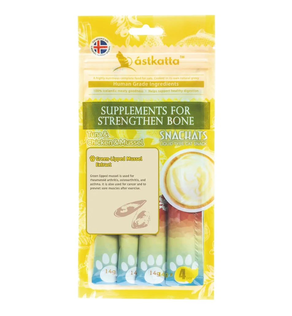 貓肉泥-吞拿走地雞貽貝醬 (強化關節配方) (14gx4包)