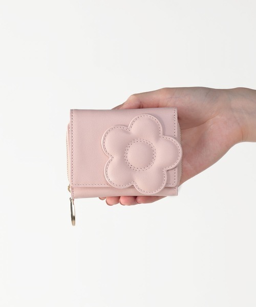 MARY QUANT / Big Daisy Patch Mini Wallet