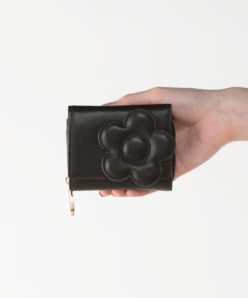 MARY QUANT / Big Daisy Patch Mini Wallet