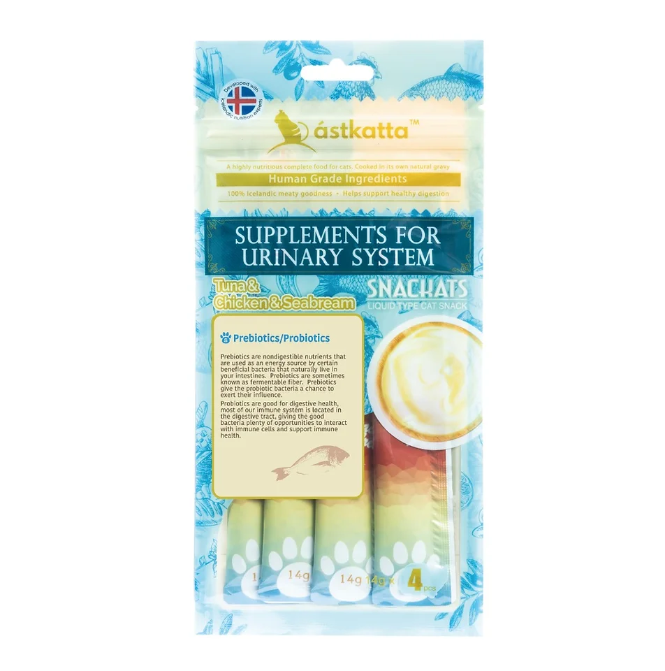 貓肉泥-吞拿走地雞海鯛醬 (泌尿系統配方) (14gx4包)