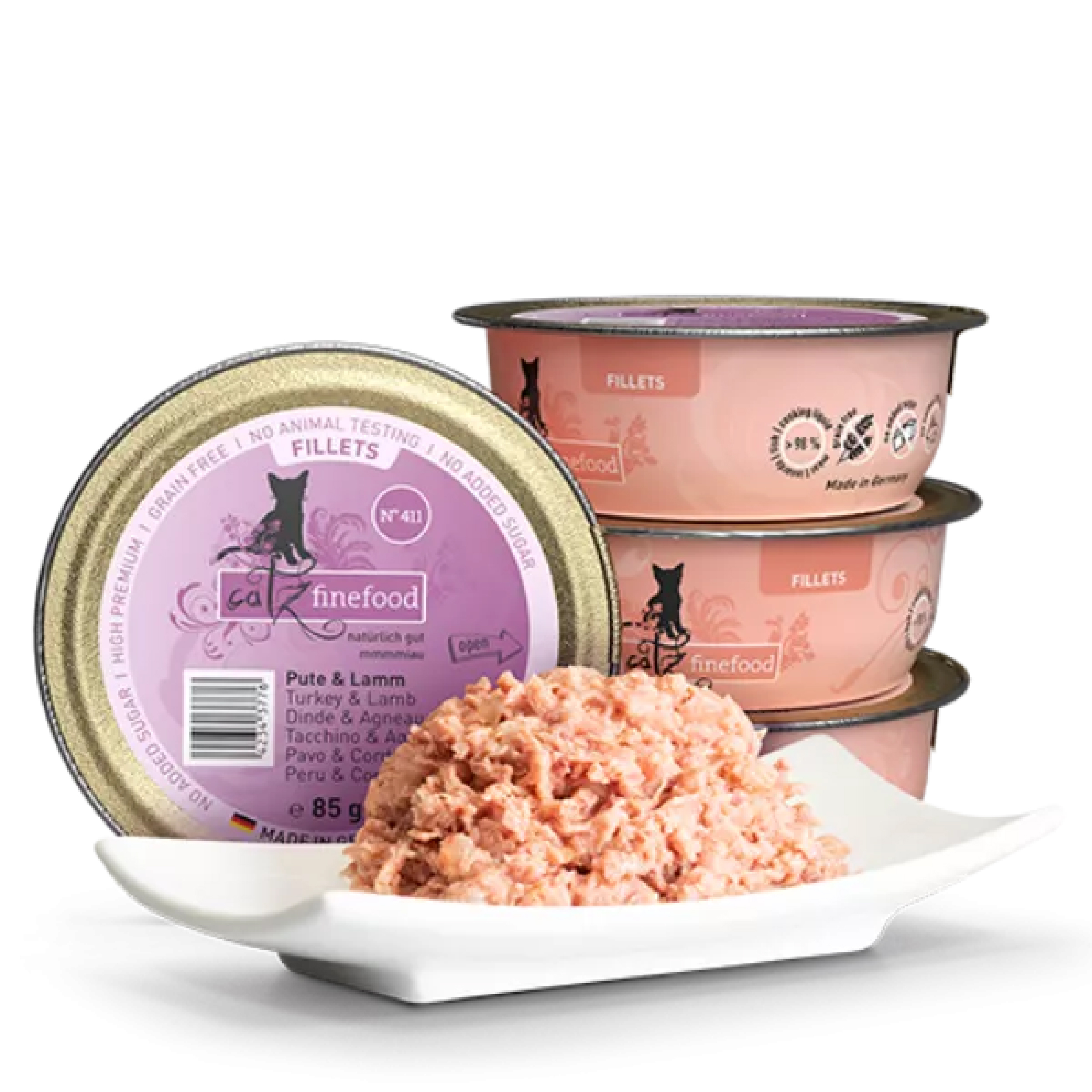 貓餐盒主食系列-411號-火雞+雞肉+羊肉 (85g)