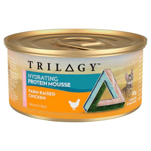 [斷貨中] Trilogy奇境 -  農場飼養雞肉(幼貓)無穀物補水Mousse主食罐 85g