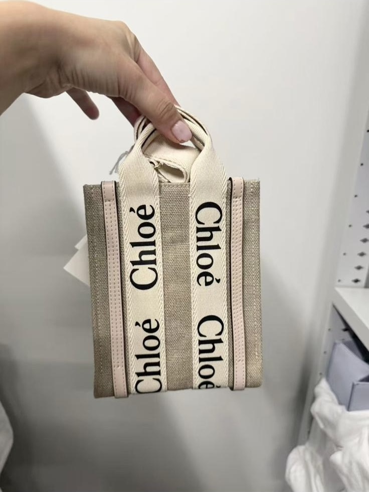 Outlet Chloe Vertical Woody Tote Bag