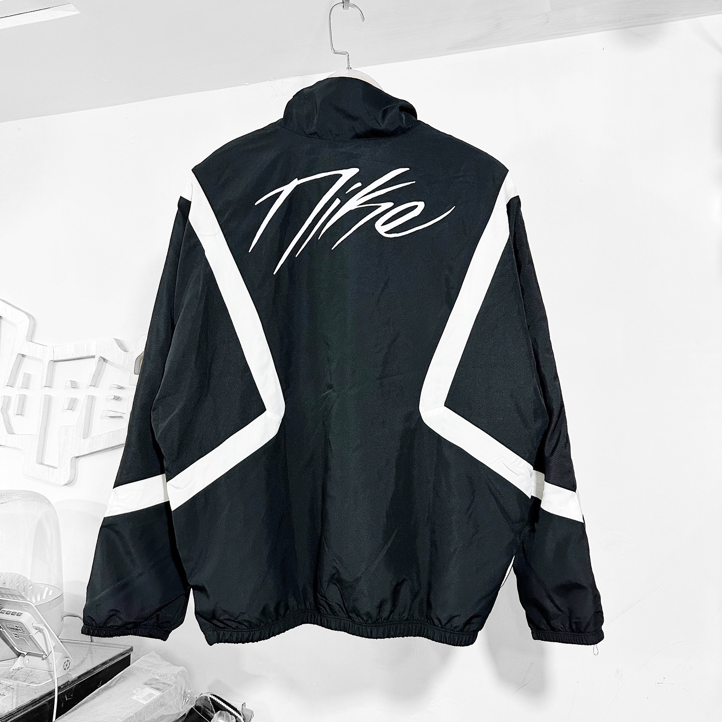NIKE ICON JACKET Black White復古籃球外套 fz0249