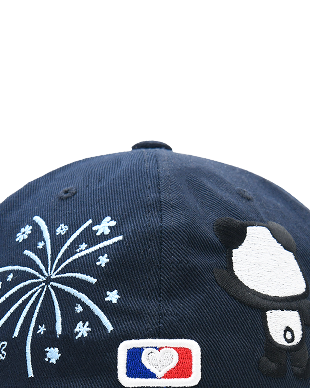 THE MUSEUM VISITOR PANDA EMBROIDERY CAP (NAVY) 全封帽