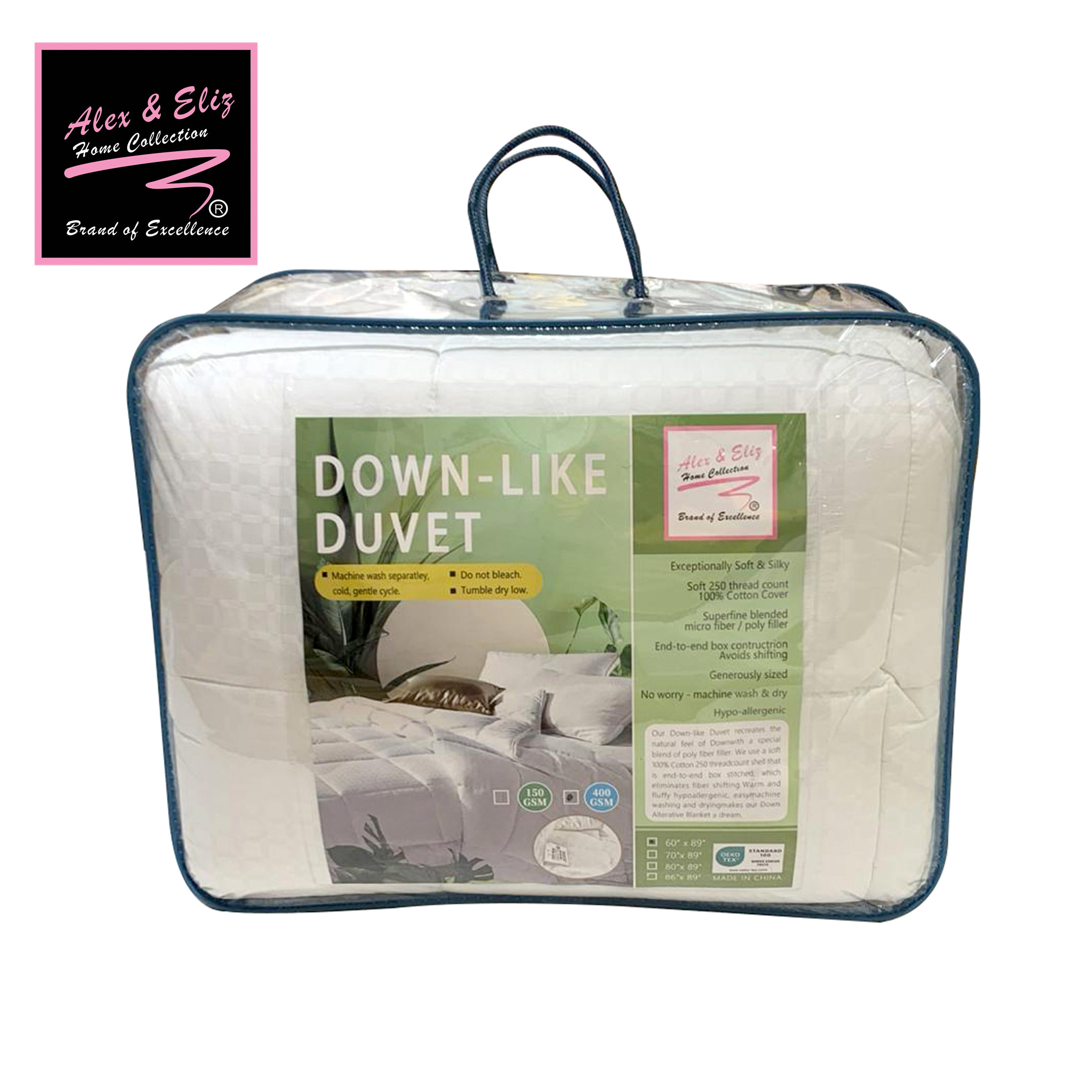 100%全棉仿羽絨超柔被(冬被)