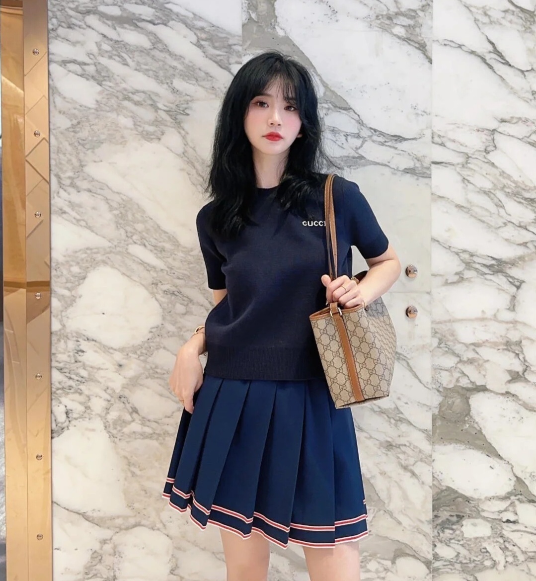 GG 經典款 字母logo 針織上衣 女款