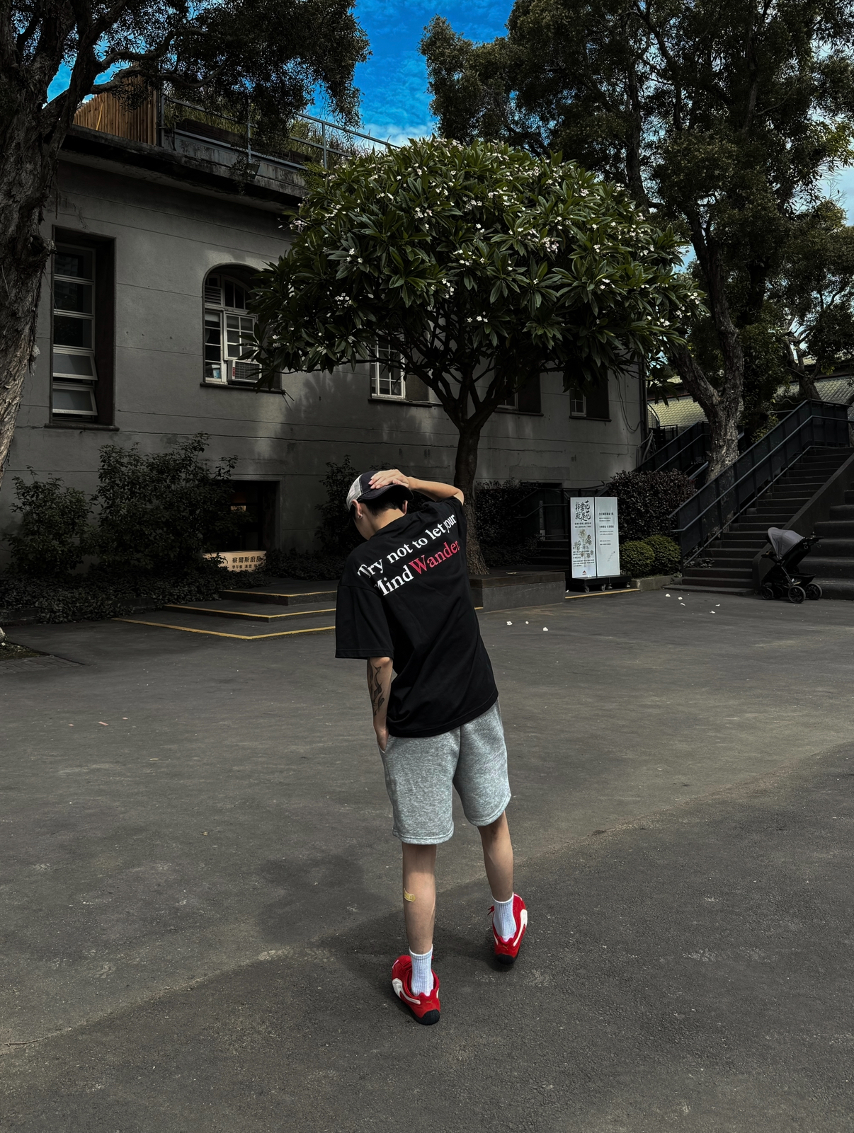 (現貨)美式高級感印花短袖