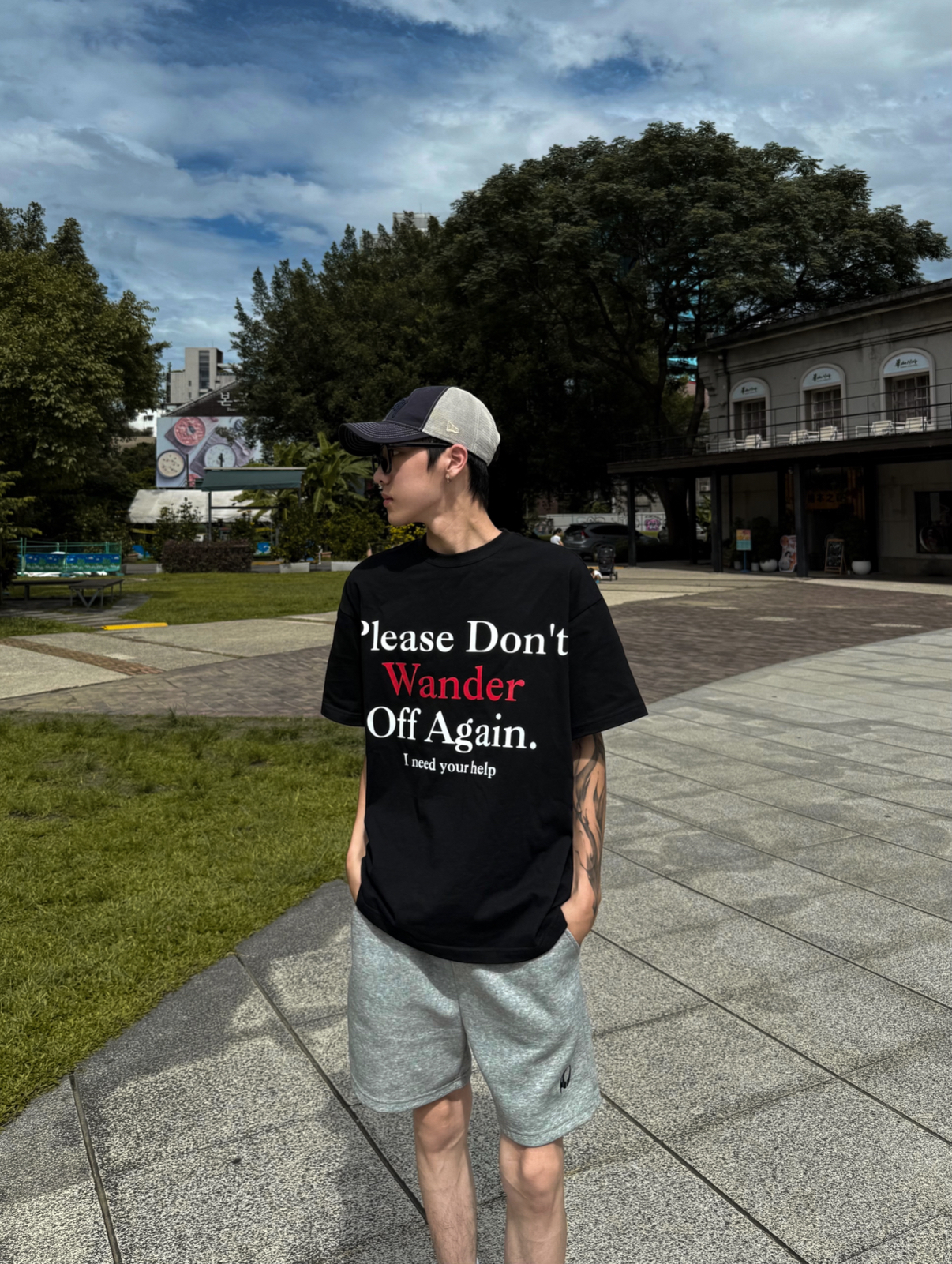 (現貨)美式高級感印花短袖