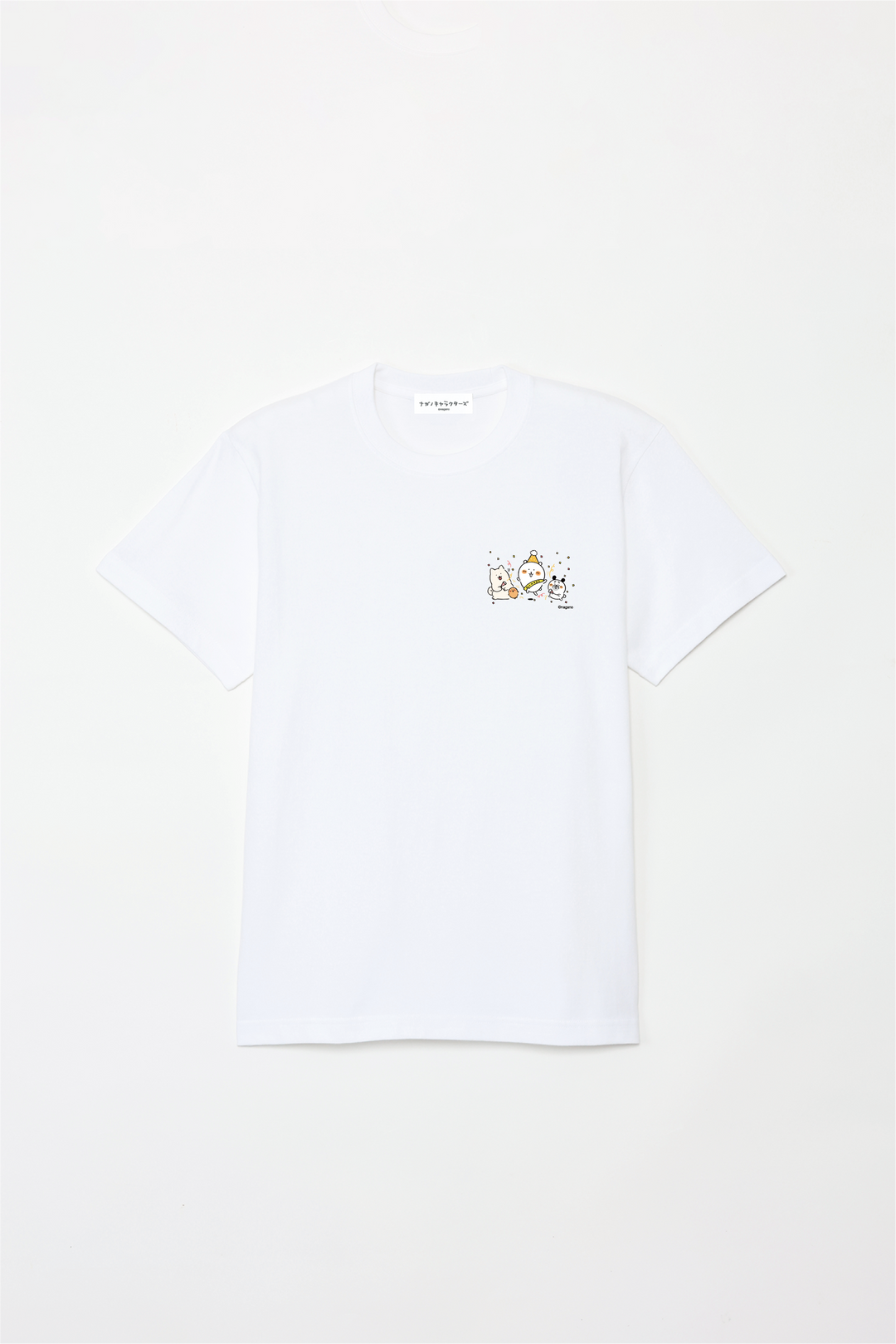 預訂｜白熊 ODM 5.6oz純棉短袖T恤 左胸圖案 Happy Kuma