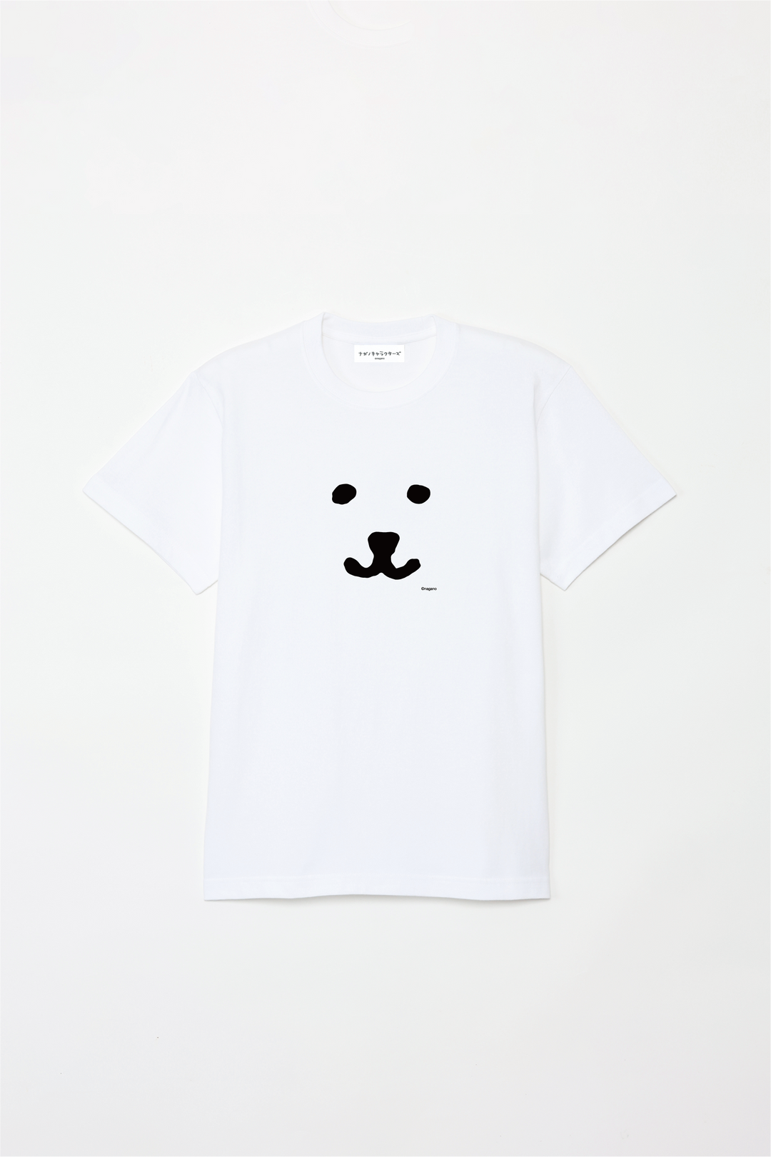 預訂｜白熊 ODM 5.6oz純棉短袖T恤 中央圖案 白熊臉