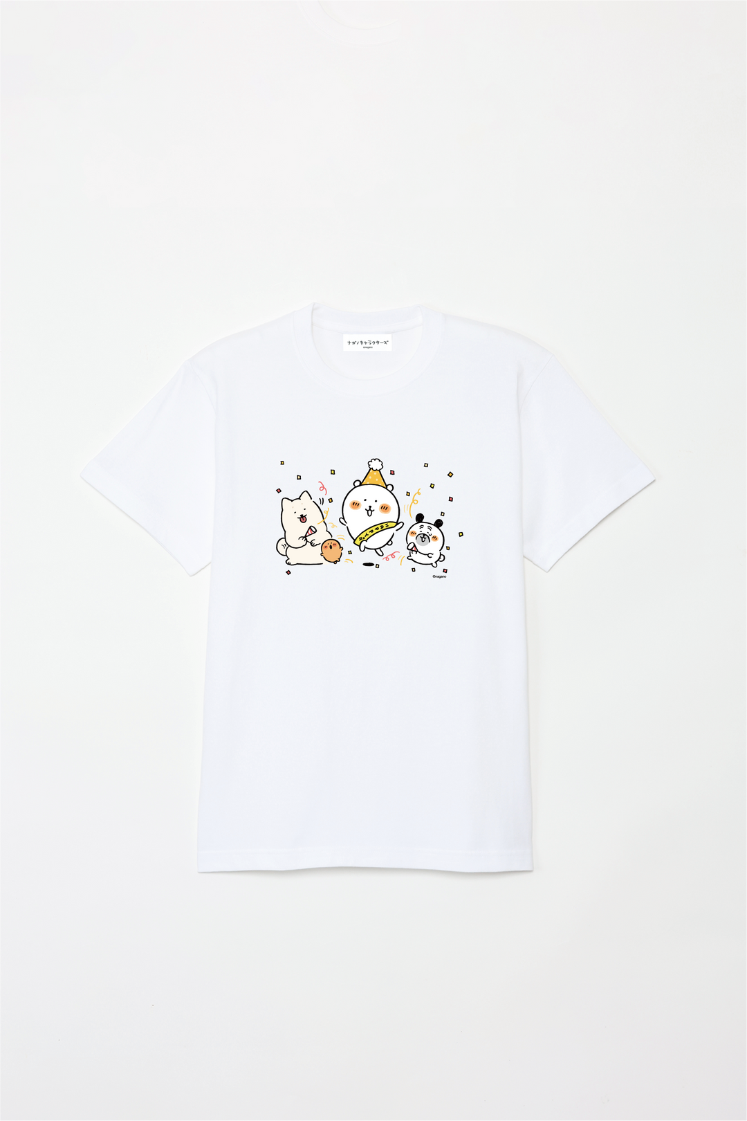 預訂｜白熊 ODM 5.6oz純棉短袖T恤 中央圖案 Happy Kuma