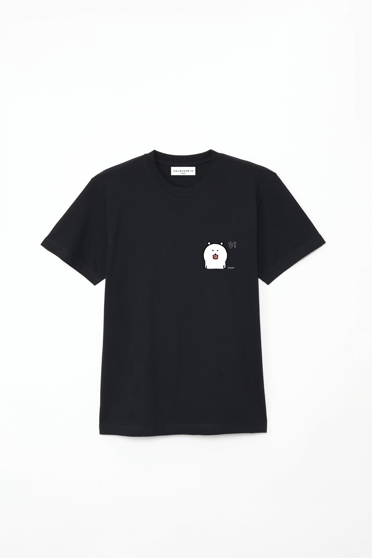 預訂｜白熊 ODM 5.6oz純棉短袖T恤 左胸圖案 辣