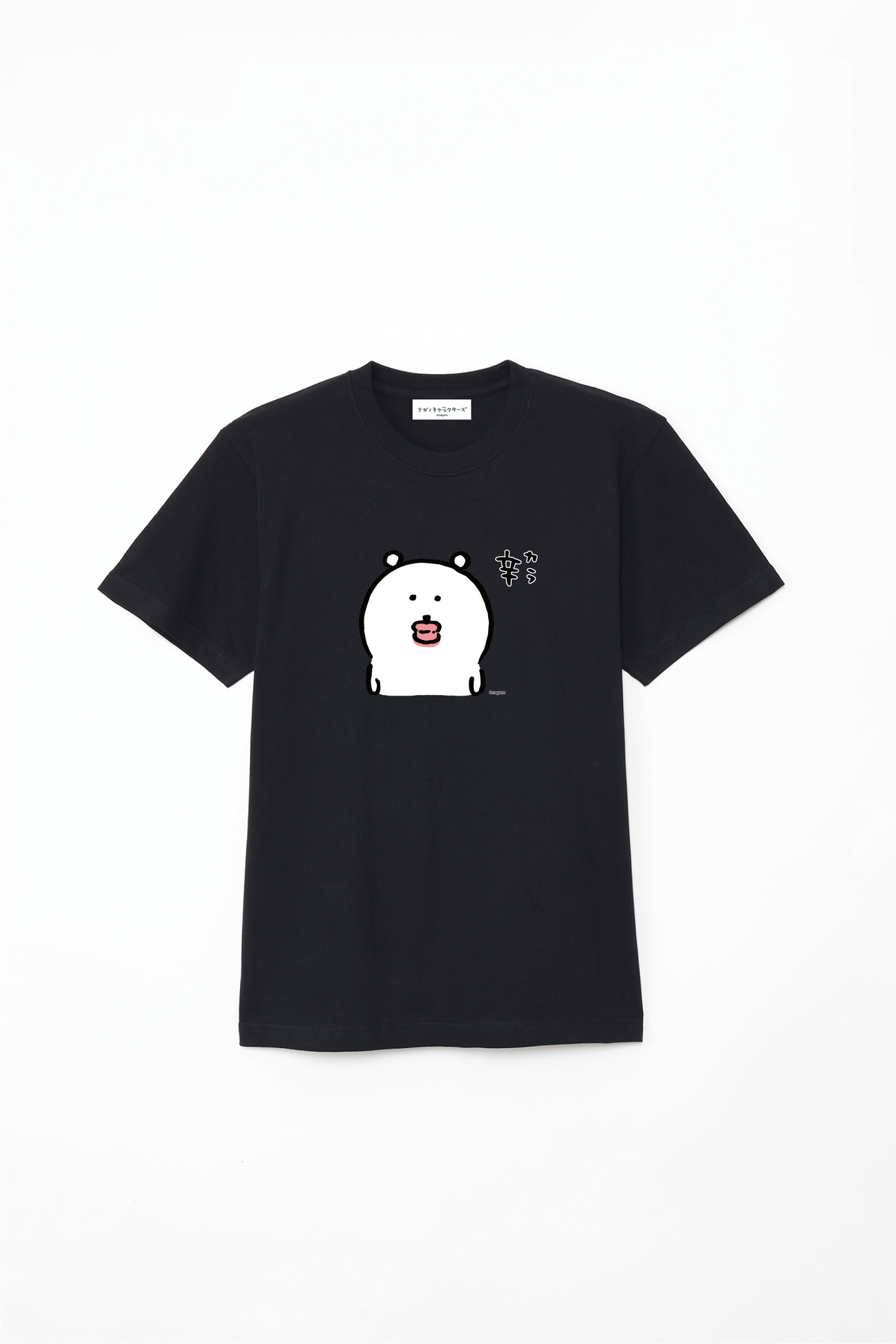 預訂｜白熊 ODM 5.6oz純棉短袖T恤 中央圖案 辣