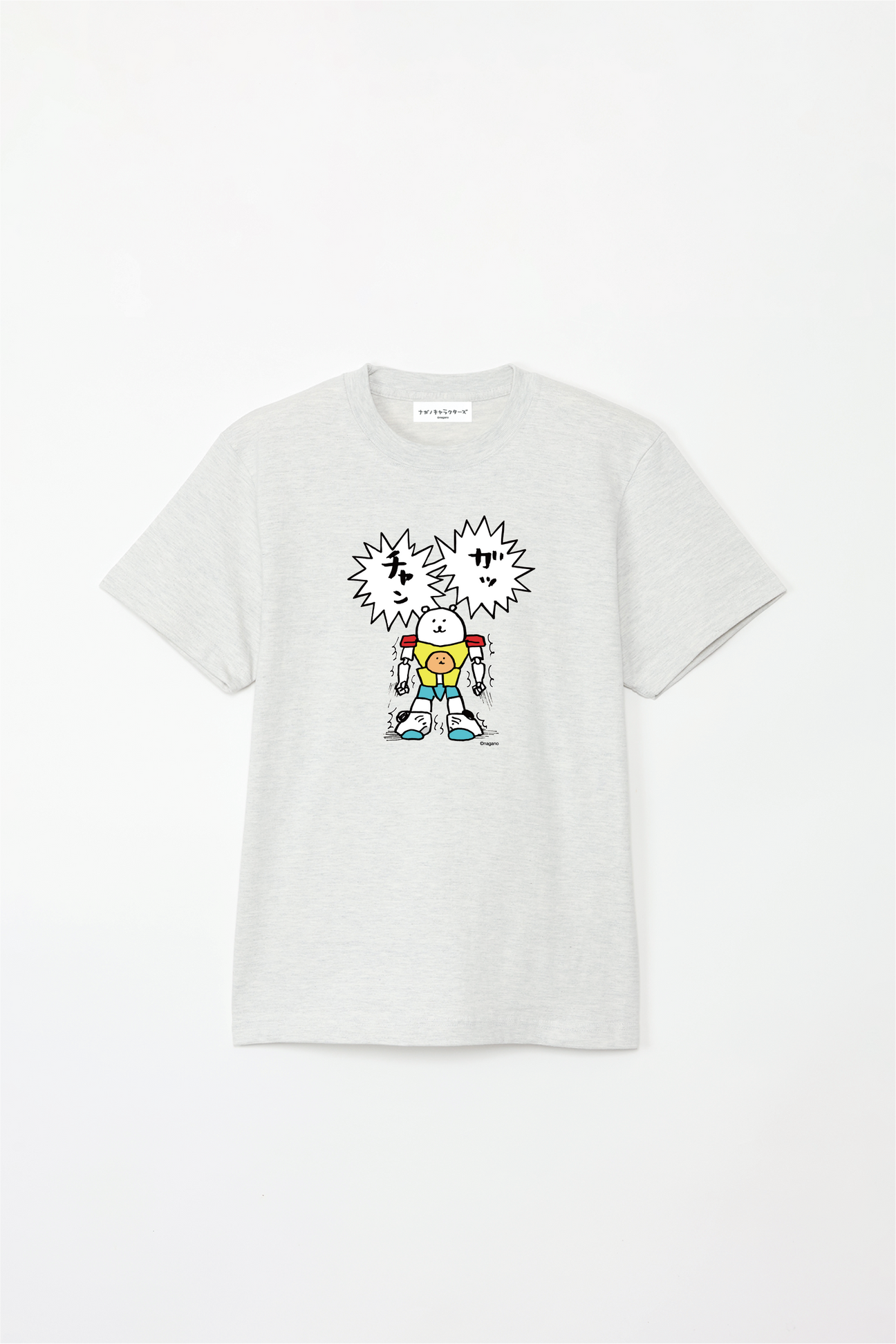 預訂｜白熊 ODM 5.6oz純棉短袖T恤 中央圖案 合體