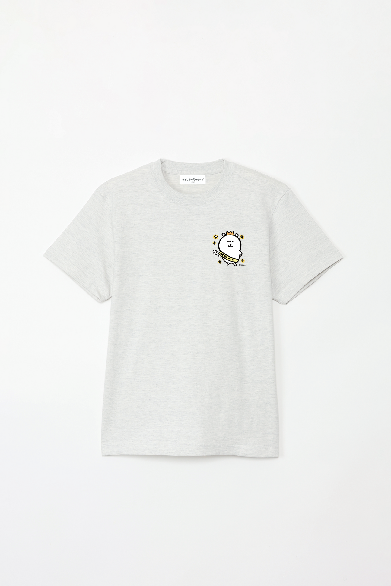 預訂｜白熊 ODM 5.6oz純棉短袖T恤 左胸圖案 自信滿滿