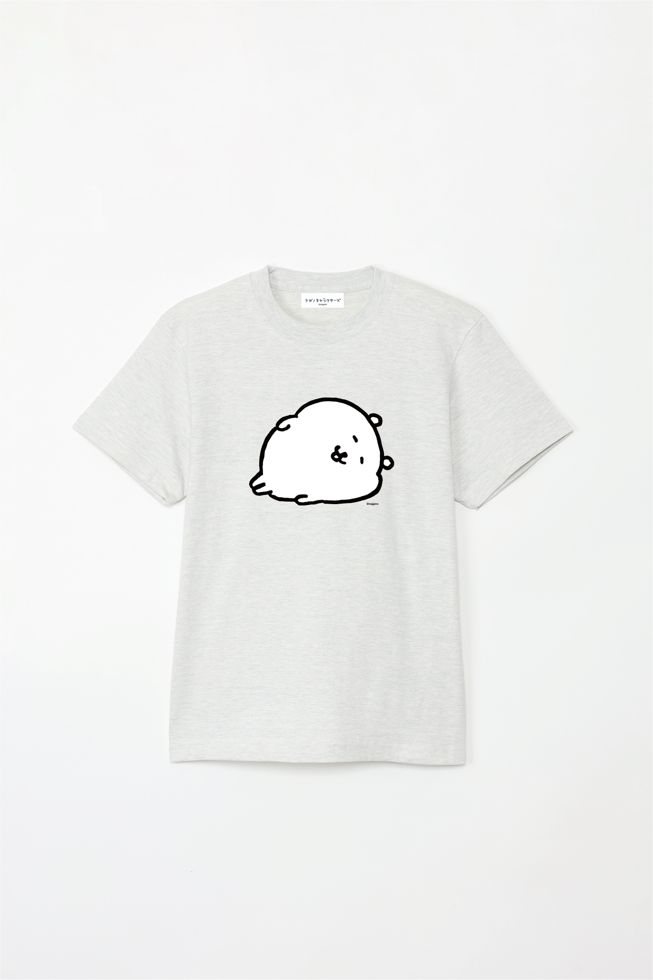 預訂｜白熊 ODM 5.6oz純棉短袖T恤 中央圖案 躺下睡覺