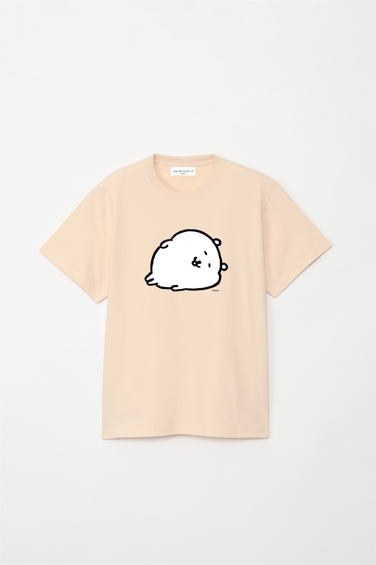 預訂｜白熊 ODM 5.6oz純棉短袖T恤 中央圖案 躺下睡覺