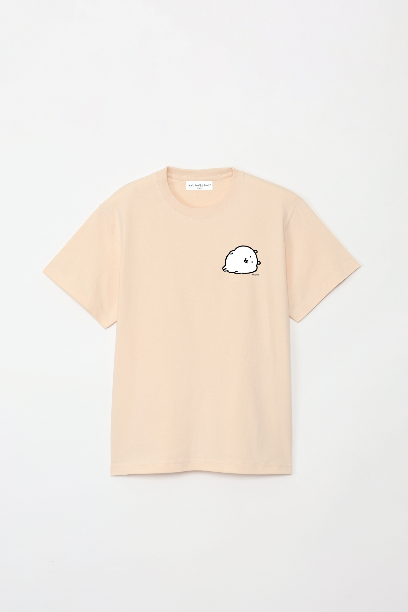 預訂｜白熊 ODM 5.6oz純棉短袖T恤 左胸圖案 躺下睡覺