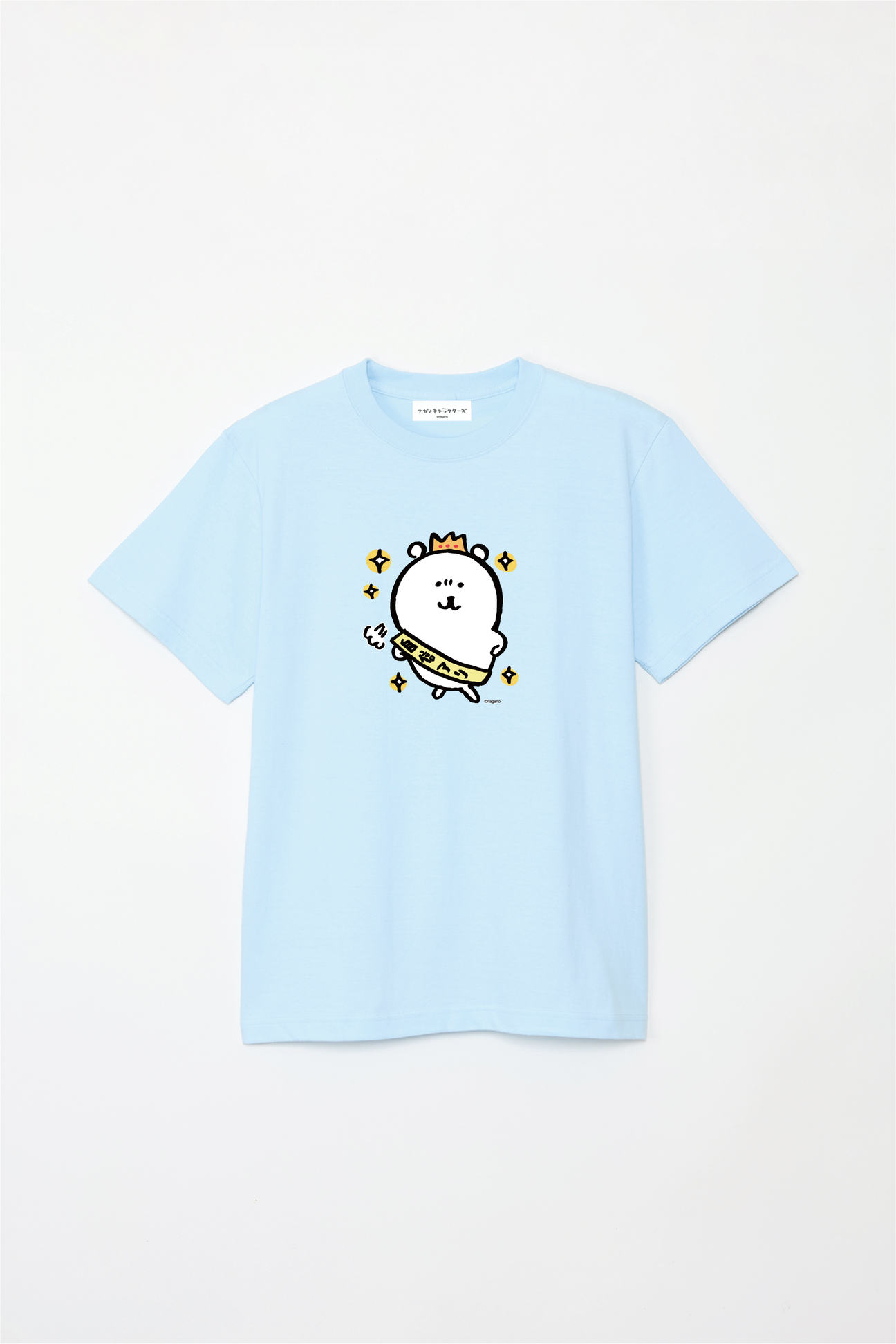 預訂｜白熊 ODM 5.6oz純棉短袖T恤 中央圖案 自信滿滿