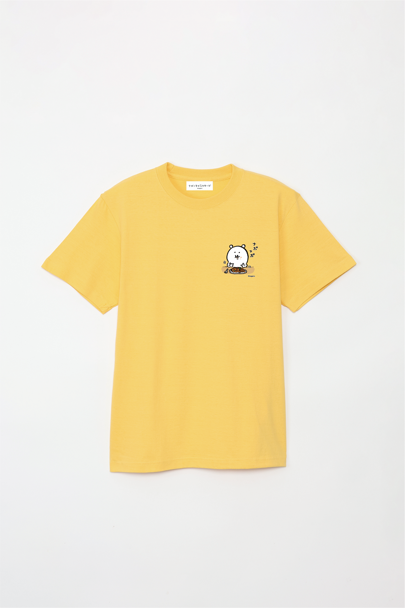 預訂｜白熊 ODM 5.6oz純棉短袖T恤 左胸圖案 Napo Napo 拿坡里義大利麵