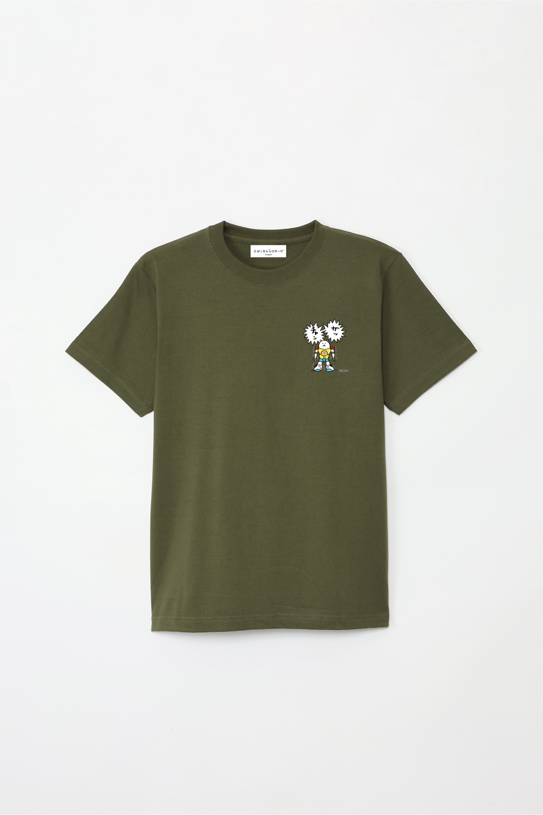 預訂｜白熊 ODM 5.6oz純棉短袖T恤 左胸圖案 合體