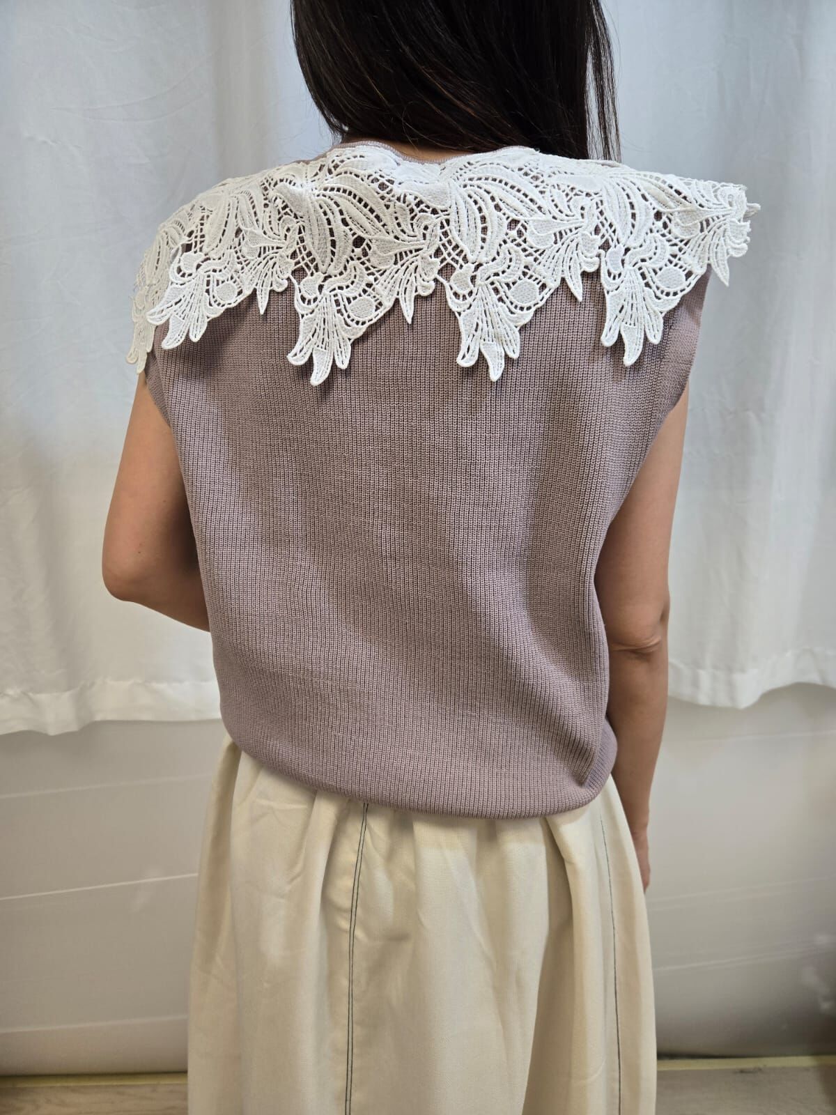 ODO LACE 領TOP